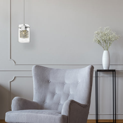 Pendant Luminaire In Chrome LL00134